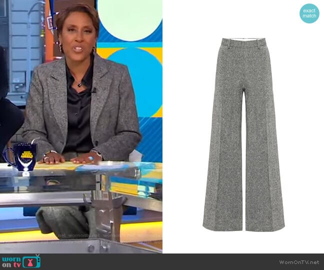 WornOnTV: Robin’s grey suit on Good Morning America | Robin Roberts ...