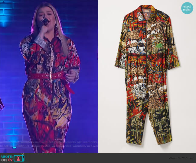 Murray Onesie by Vivienne Westwood worn by Kelly Clarkson on The Kelly Clarkson Show