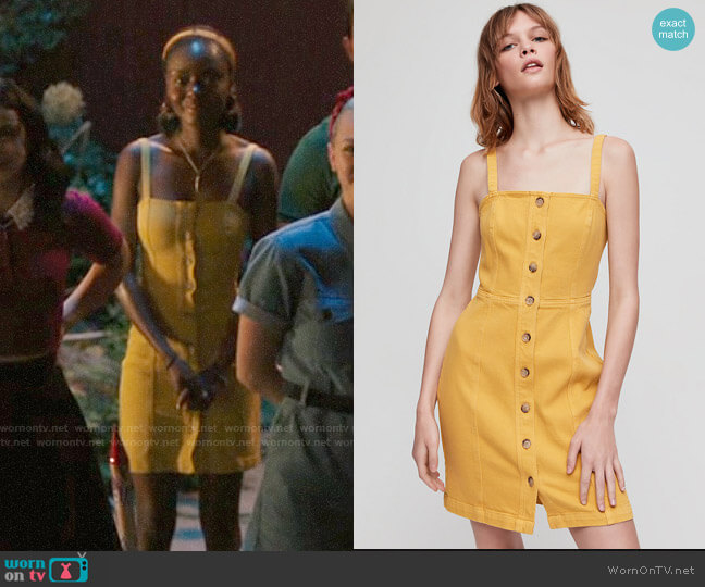 Aritzia Wilfred Free Shasta Dress worn by Josie McCoy (Ashleigh Murray) on Riverdale