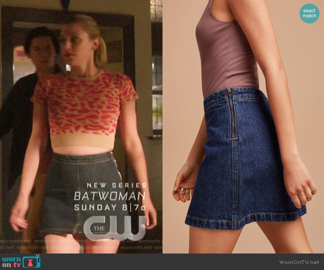 Wilfred Free Donayale Skirt worn by Betty Cooper (Lili Reinhart) on Riverdale