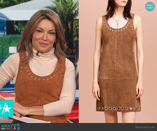 Scoop Neck Dress With Grommet Detail by 3.1 Phillip Lim  worn by Kit Hoover on Access Hollywood