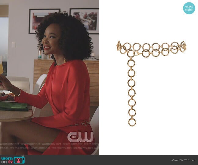 Nadia Chain Belt by B-Low The Belt worn by Monica Colby (Wakeema Hollis) on Dynasty