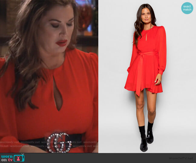 Some Like It Hot Dress by B'Cause worn by Emily Simpson  on The Real Housewives of Orange County
