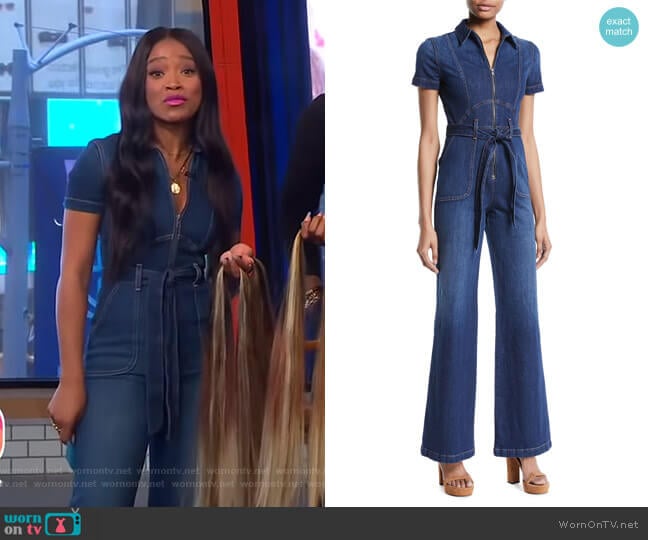 Gorgeous Jumpsuit by Alice + Olivia worn by Keke Palmer  on Good Morning America