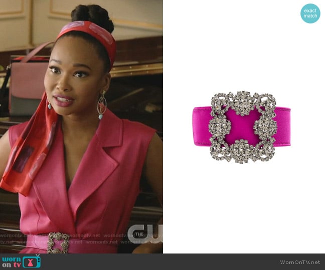 Hangisi Belt by Manolo Blahnik worn by Monica Colby (Wakeema Hollis) on Dynasty