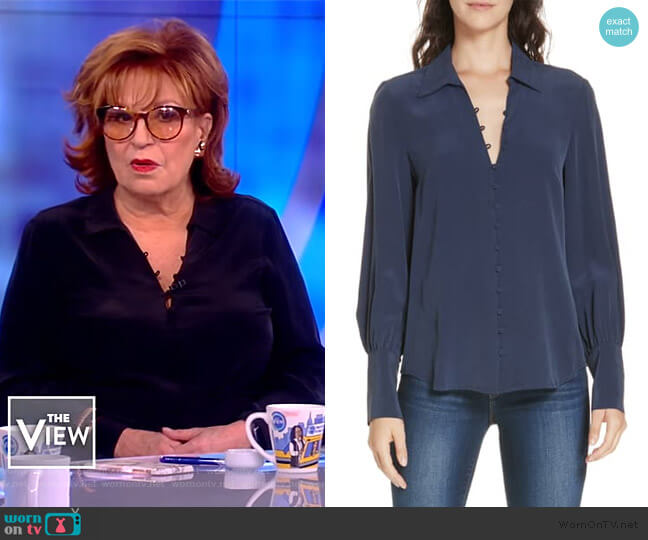 Naomi Silk Blouse by L'Agence worn by Joy Behar on The View