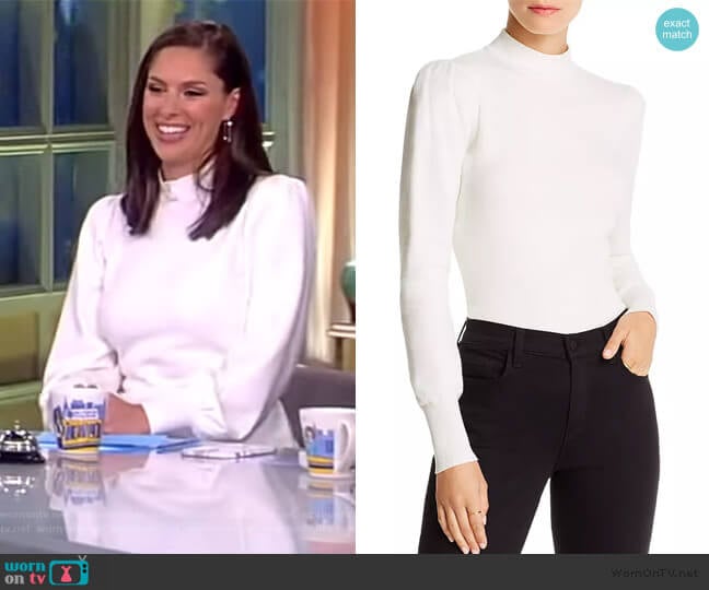 Gillian Puff-Sleeve Top by Lini worn by Abby Huntsman on The View