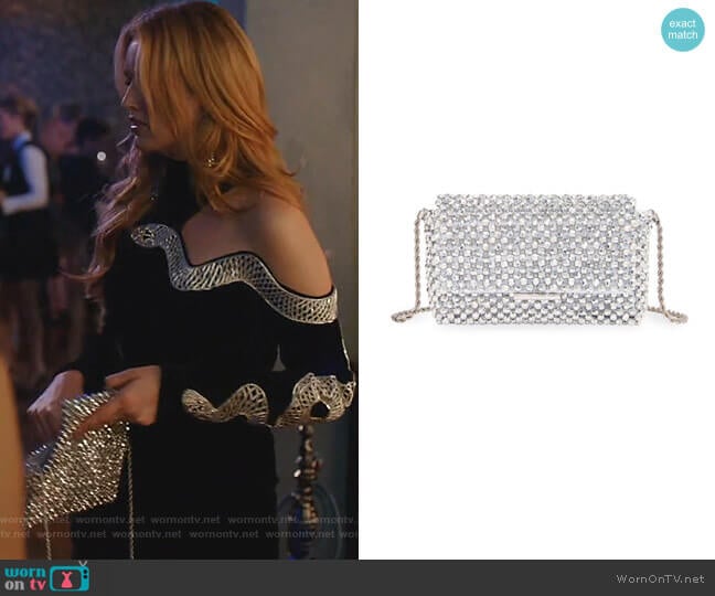 Mimi Beaded Clutch by Loeffler Randall worn by Kirby Anders (Maddison Brown) on Dynasty