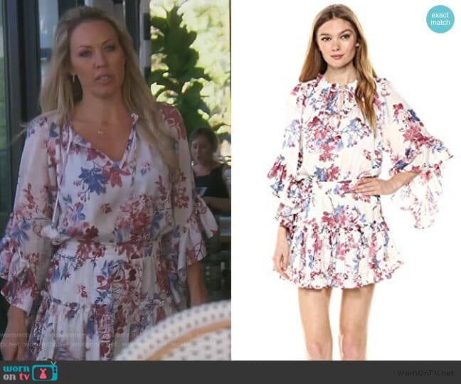 Cecilia Dress by Misa worn by Braunwyn Windham-Burke on The Real Housewives of Orange County