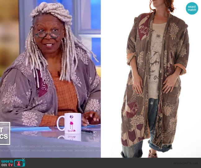 French Cotton Fortune Kimono by Magnolia Pearl worn by Whoopi Goldberg on The View