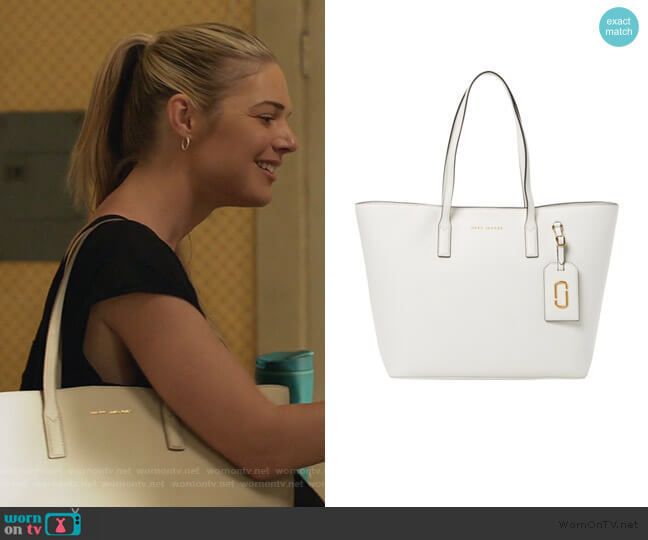 Saffiano Tote Bag by Marc Jacobs worn by Kate Miner