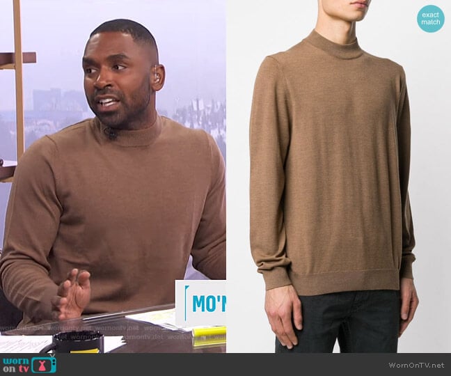 Martin Knit Jumper by NN07 worn by Justin Sylvester on E! News