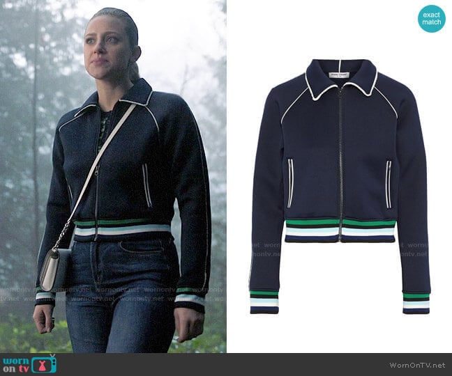 Opening Ceremony Spongy Track Jacket worn by Betty Cooper (Lili Reinhart) on Riverdale