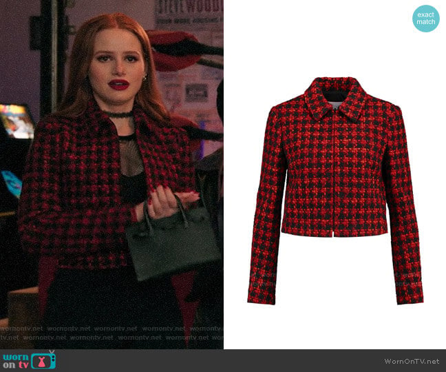 RED Valentino Tweed Jacket worn by Cheryl Blossom (Madelaine Petsch) on Riverdale