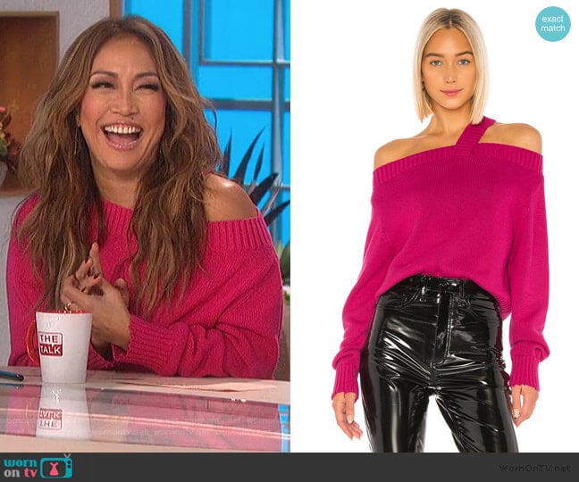 Beckett Sweater by RTA worn by Carrie Inaba on The Talk