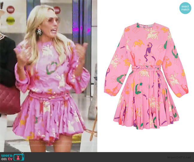 WornOnTV: Braunwyn’s pink print mini dress on The Real Housewives of ...