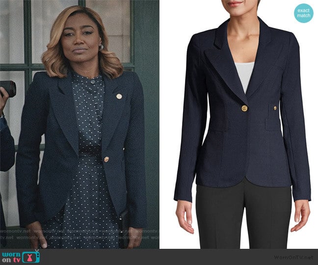 Classic Duchess Blazer by Smythe worn by Daisy Grant (Patina Miller) on Madam Secretary