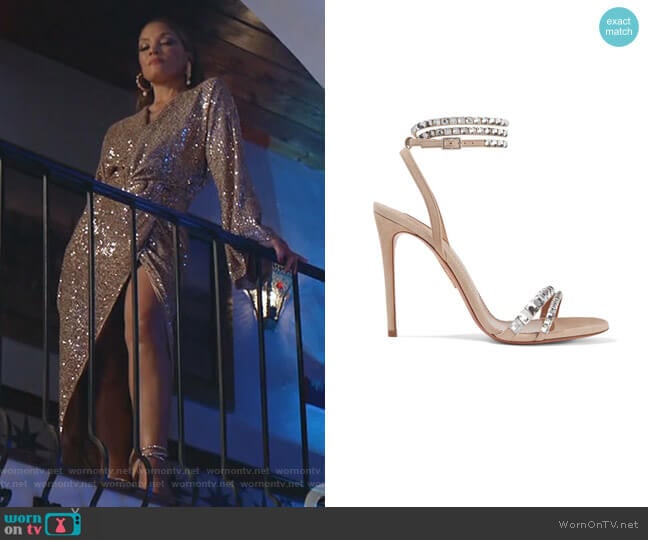 WornOnTV: Dominique’s sequin twisted dress on Dynasty | Michael Michele ...