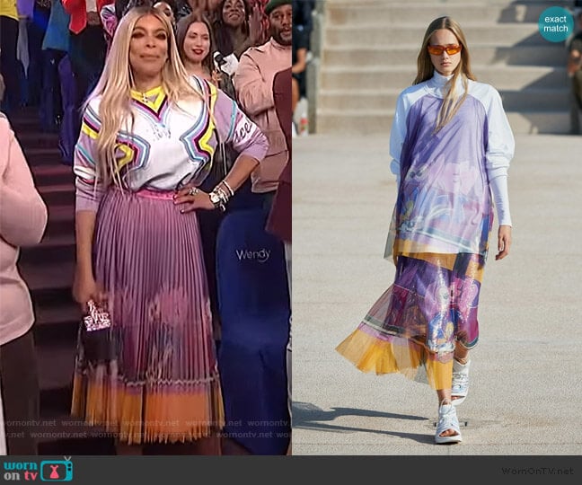 Spring 2020 Collection by Iceberg worn by Wendy Williams on The Wendy Williams Show