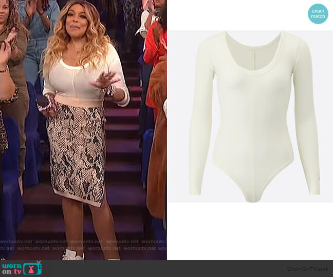 Heattech Ribbed by Uniqlo and Alexander Wang worn by Wendy Williams  on The Wendy Williams Show