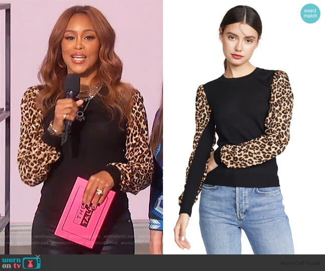 WornOnTV: Eve’s leopard sleeve sweater on The Talk | Eve | Clothes and ...