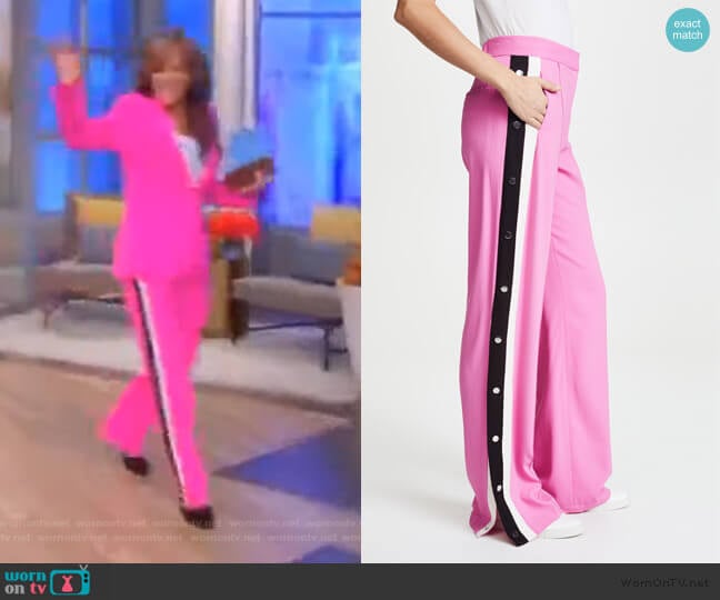 Russo Trousers by Veronica Beard worn by Sunny Hostin on The View