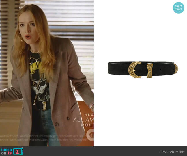 Wide Shaped Belt by B-Low The Belt worn by Kirby Anders (Maddison Brown) on Dynasty