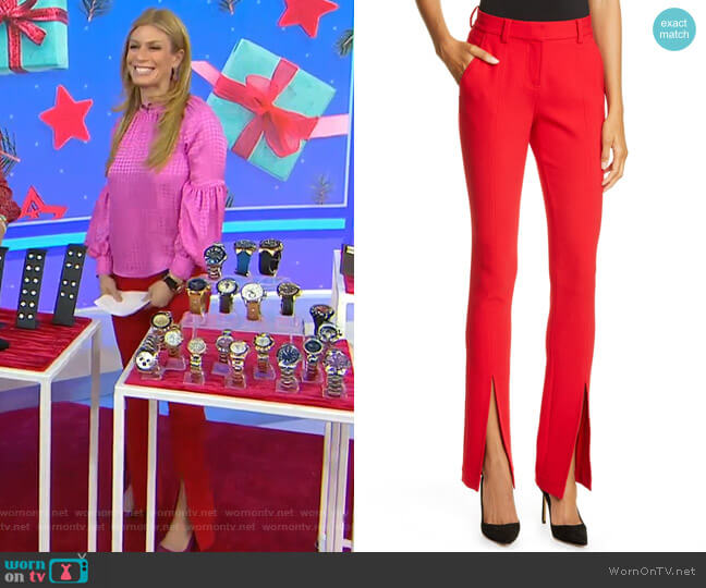 Conway Pants by A.L.C. worn by Jill Martin  on Today