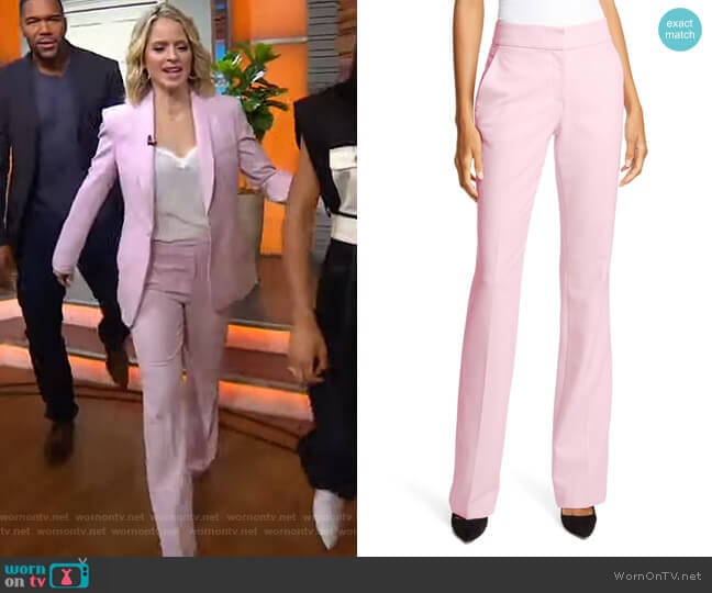 Nigel Wide Leg Pants by A.L.C.  worn by Sara Haines on Good Morning America