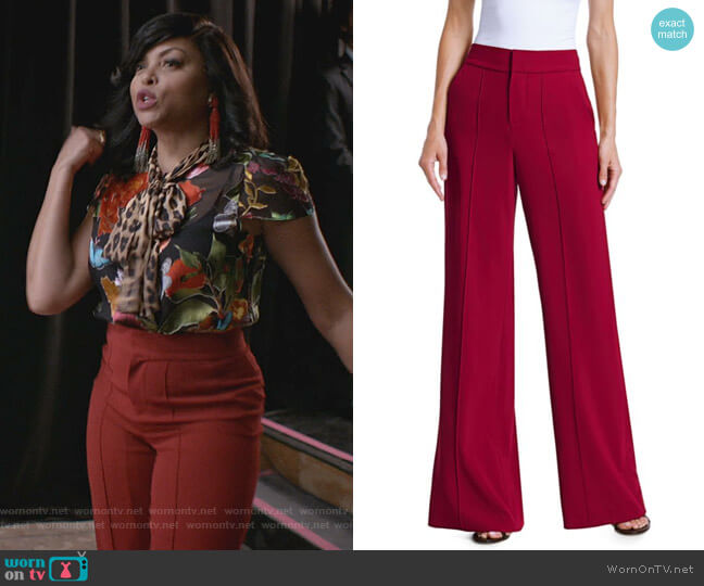 Dylan Pants by Alice + Olivia worn by Cookie Lyon (Taraji P. Henson) on Empire