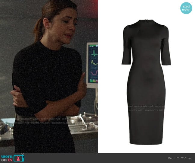 Alice + Olivia Delora Dress worn by Andrea Rojas (Julie Gonzalo) on Supergirl