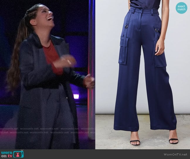 Allen Schwartz Lexy Cargo Pant worn by Lilly Singh on A Little Late with Lilly Singh