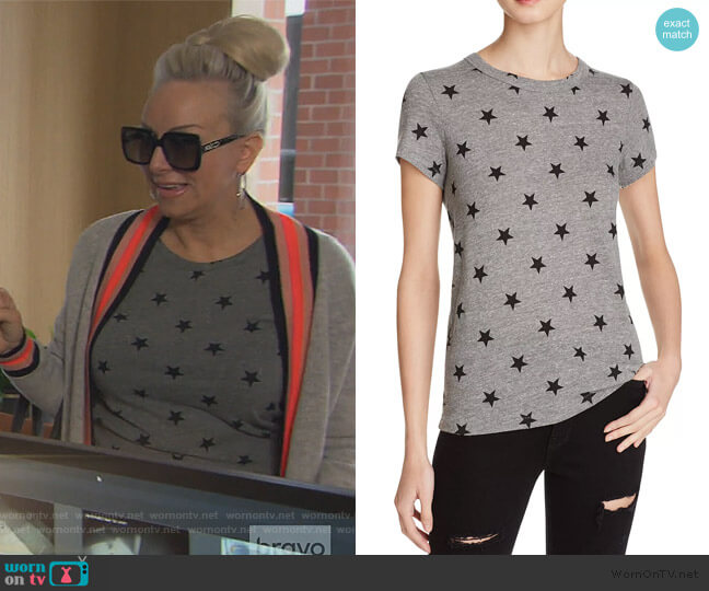 Ideal Star Print Tee by Alternative worn by Margaret Josephs  on The Real Housewives of New Jersey