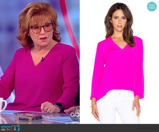 Heather Long Sleeve Top by Amanda Uprichard worn by Joy Behar on The View