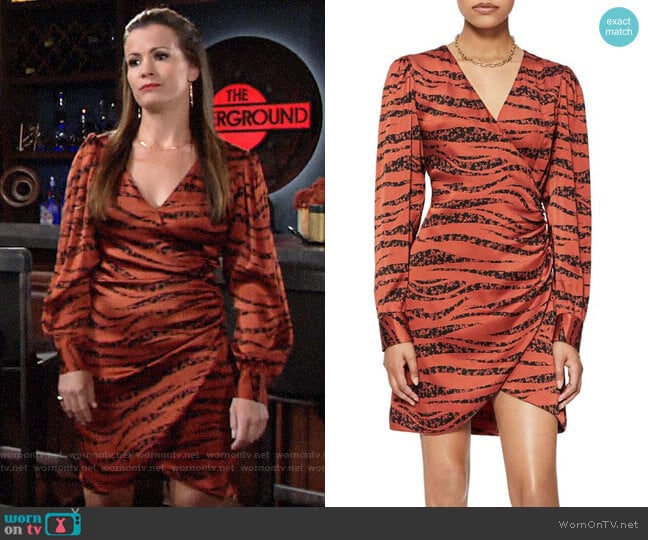 Anine Bing Penelope Dress worn by Chelsea Lawson (Melissa Claire Egan) on The Young and the Restless