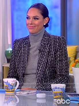 Abby’s tweed jacket on The View