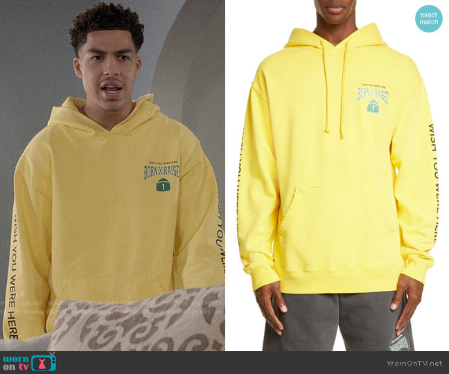 Born x Raised PCH 1 Hoodie worn by Andre Johnson Jr (Marcus Scribner) on Black-ish