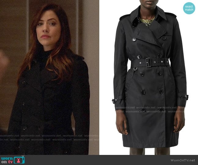 Burberry Kensington Trench worn by Andrea Rojas (Julie Gonzalo) on Supergirl