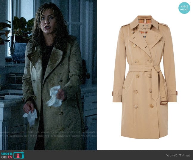 Burberry The Chelsea Trench worn by Alex Levy (Jennifer Aniston) on The Morning Show