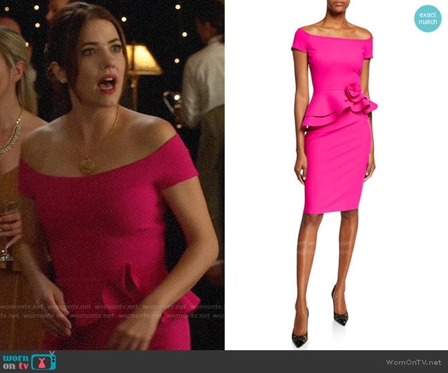 Chiara Boni La Petite Robe Lady Peplum Dress worn by Andrea Rojas (Julie Gonzalo) on Supergirl