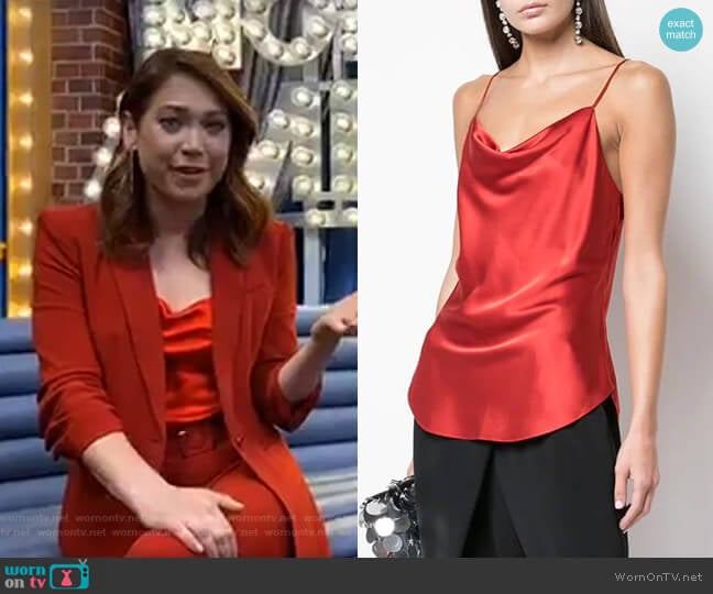 Marta Cami by Cinq a Sept worn by Ginger Zee on Good Morning America