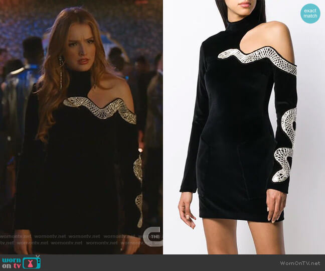 Cut-Out Embellished Dress by David Koma worn by Kirby Anders (Maddison Brown) on Dynasty