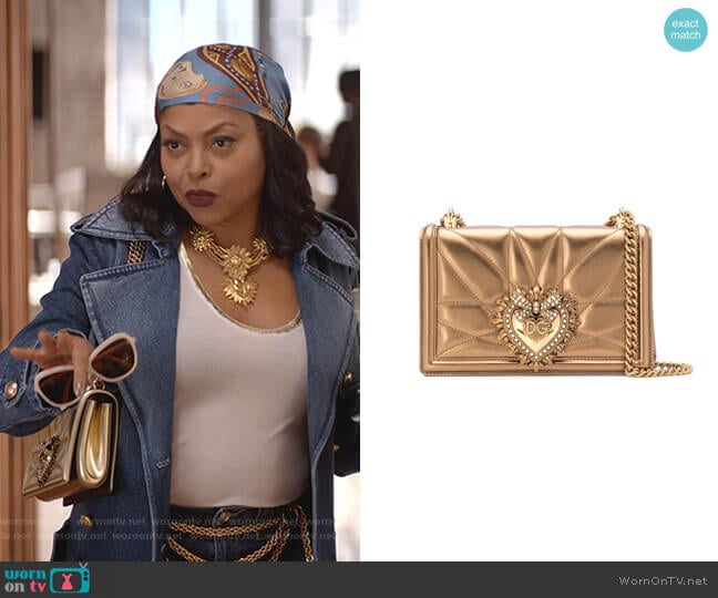 Devotion Shoulder Bag by Dolce & Gabbana worn by Cookie Lyon (Taraji P. Henson) on Empire