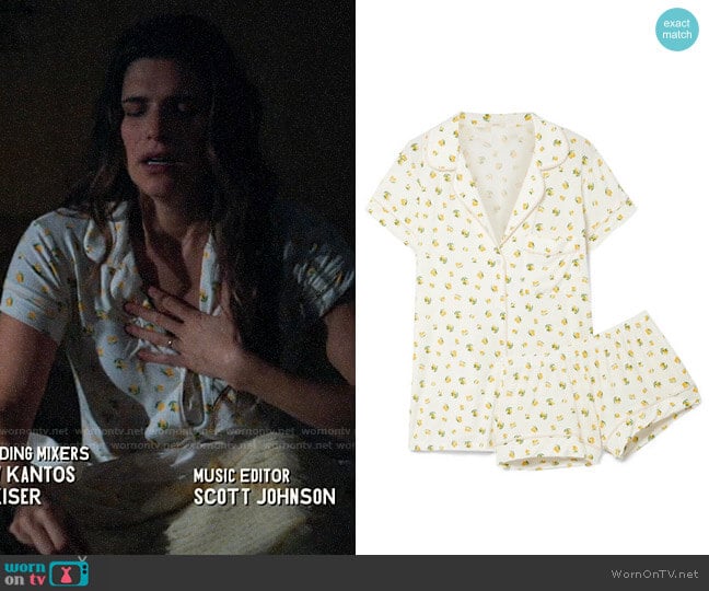 Eberjey Dianna Pajamas worn by Rio (Lake Bell) on Bless This Mess