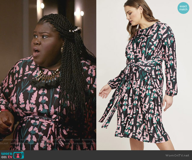Tie Front Easy Dress by Eloquii worn by Becky (Gabourey Sidibe) on Empire