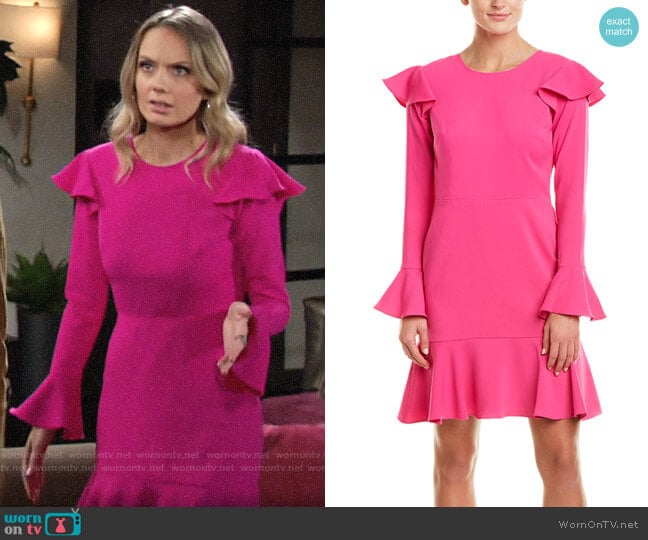 Jay Godfrey A-Line Dress worn by Abby Newman (Melissa Ordway) on The Young and the Restless