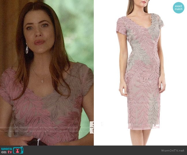 WornOnTV: Andrea’s pink leaf embroidered dress on Supergirl | Julie ...