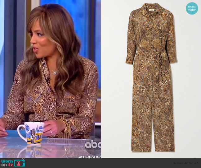 WornOnTV: Sunny’s leopard print jumpsuit on The View | Sunny Hostin ...