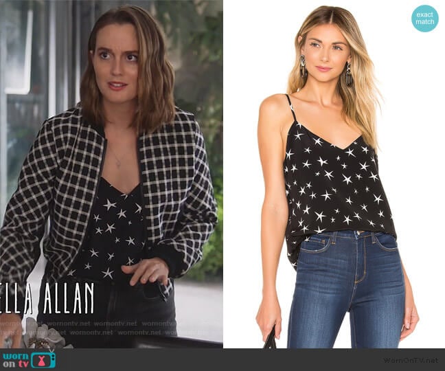 Jane Spaghetti Strap Top by L'Agence worn by Angie (Leighton Meester) on Single Parents