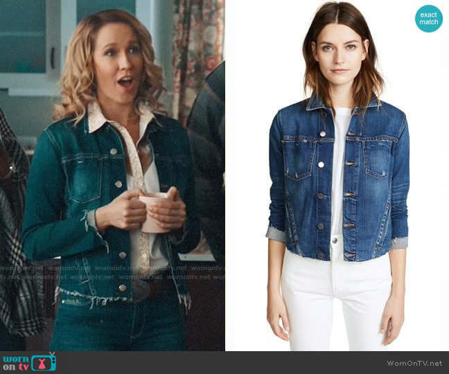 L'Agence Janelle Jacket worn by Ginny (Anna Camp) on Perfect Harmony